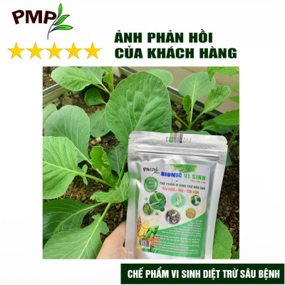 Combo chế phẩm vi sinh trừ bệnh, trừ sâu PMP cho rau sạch, hoa, cây cảnh (Biomic & Killpa & Mật gỉ đường)
