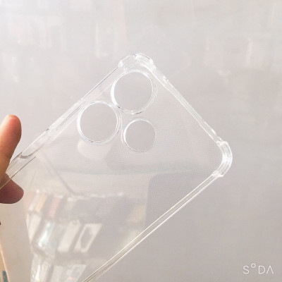 Ốp lưng cho Xiaomi Redmi 13 dẻo trong TPU chống sốc 4 góc cạnh ( hàng chính hãng)