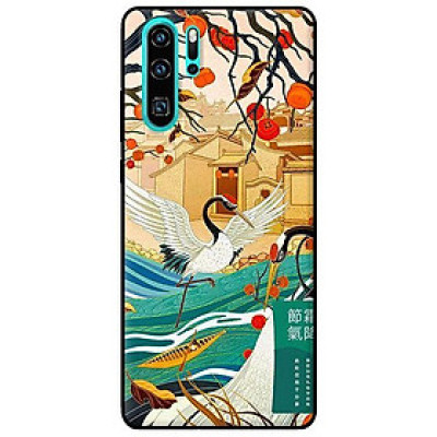Ốp in cho Huawei P30 Pro Hai Con Hạc - Hàng chính hãng