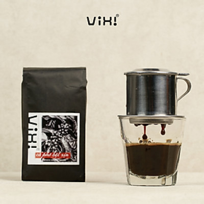 Cà phê Blend bột trộn quế chi đặc sản pha phin pha máy ViXi  255gr, 340gr