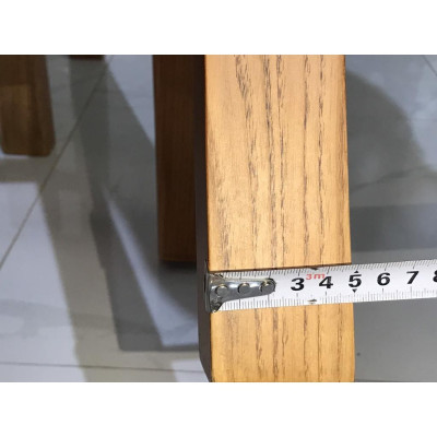 Bộ bàn ăn oval 6 ghế gỗ sồi Nga đẳng cấp, giá xưởng
