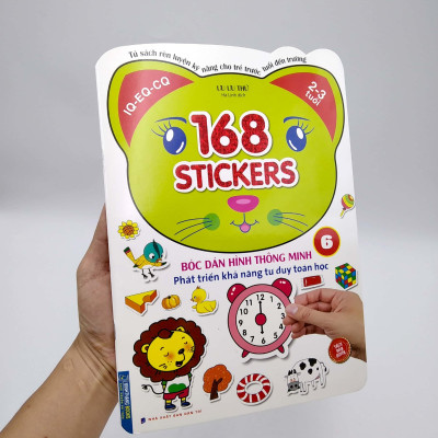 Bóc Dán Hình Thông Minh Phát Triển Khả Năng Tư Duy Toán Học - 168 Sticker (Quyển 6)