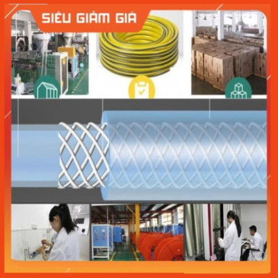 Bộ dây vòi xịt nước rửa xe, tưới cây . tăng áp 3 lần, loại 3m, 5m 206701-1Yđầu đồng, cút đồng, d.vàng