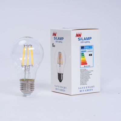 BÓNG ĐÈN LED EDISON TRÒN A60 ĐUI E27 CÔNG SUẤT 6W
