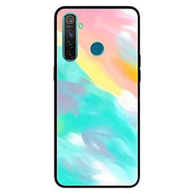 Ốp Lưng in cho Realme 5 Mẫu Họa Tiết Nước Loang - Hàng Chính Hãng