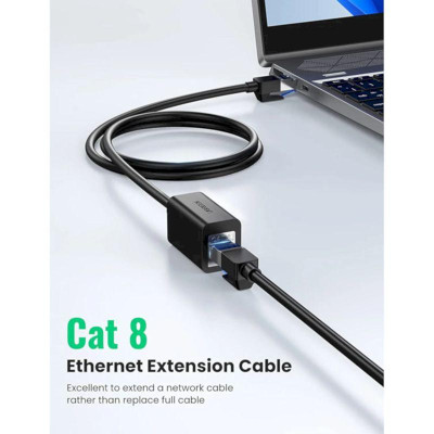 Ugreen UG40497NW192TK 0.5M Cat8 40Gbps Cáp nối dài mạng Lan - HÀNG CHÍNH HÃNG