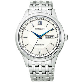 Đồng Hồ Nam Citizen Dây Thép Không Gỉ NY4051-51A - Mặt Trắng (Sapphire)