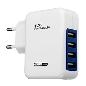 Củ Sạc Nhanh 4 Cổng USB - Hàng chính hãng/ Hàng nhập khẩu