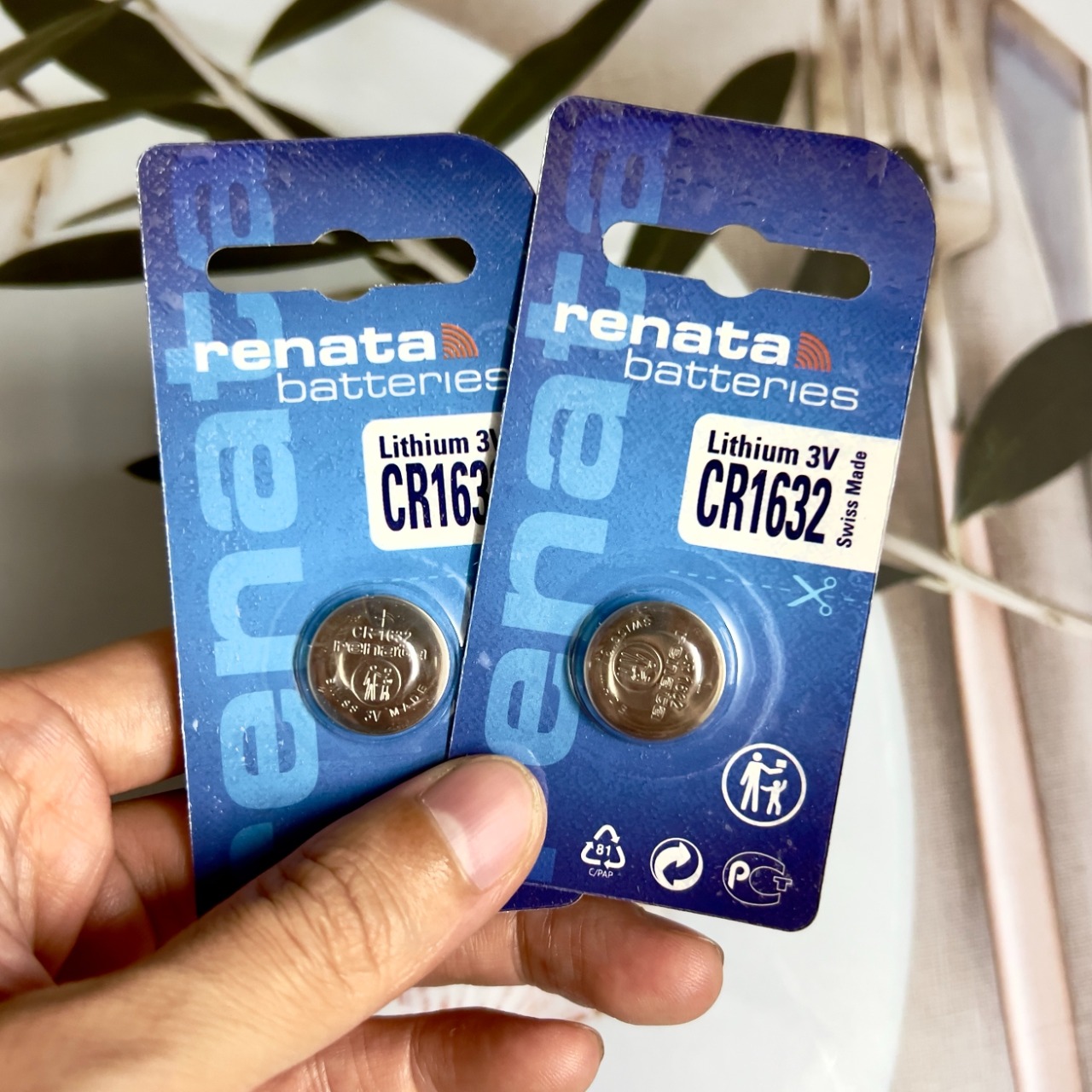Pin CR1632 Renata Lithium 3V Hàng Thụy Sỹ Viên Rời