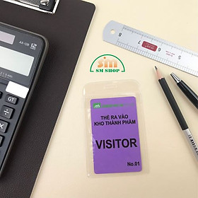 Bảng tên dẻo 5.5x8.5cm trong mỏng đứng (100) - Bịch (4)