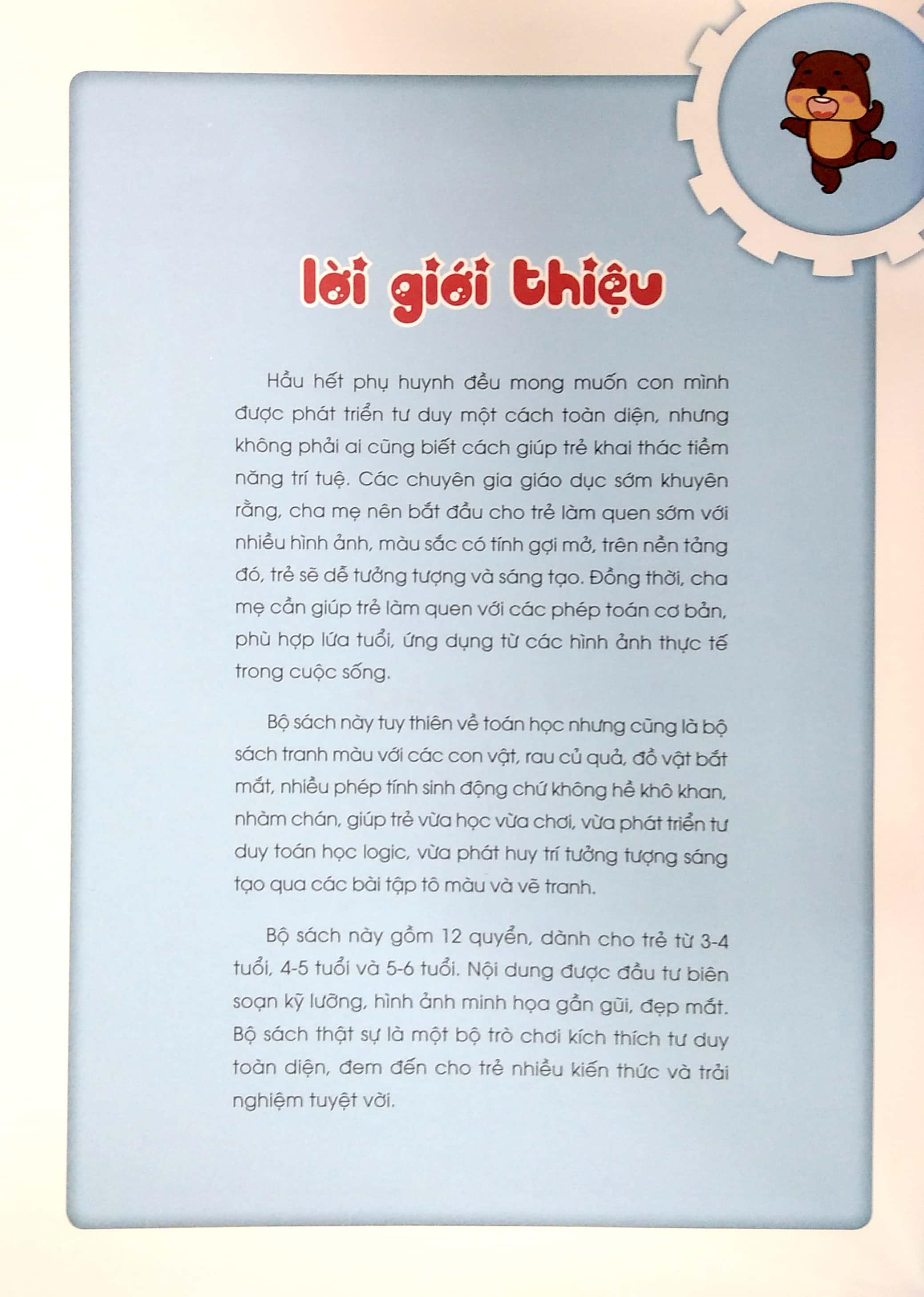 Thiên Tài Toán Học ( 4-5 Tuổi) - Nâng Cao Năng Lực Toán Học