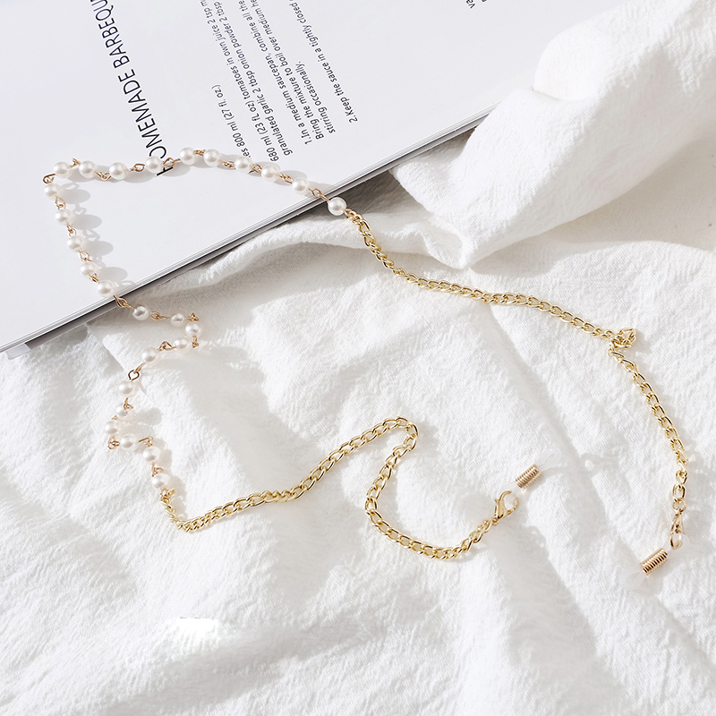 Glasses chain dây giữ kính mix chuỗi hợp kim basic để đeo kính chống rơi vỡ thời trang và tiện lợi