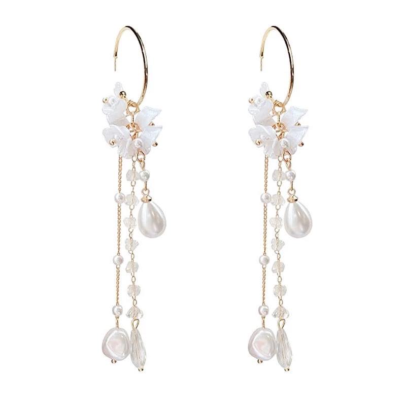 Earrings đeo tai thời trang cho nữ dáng dài phong cách cổ trang