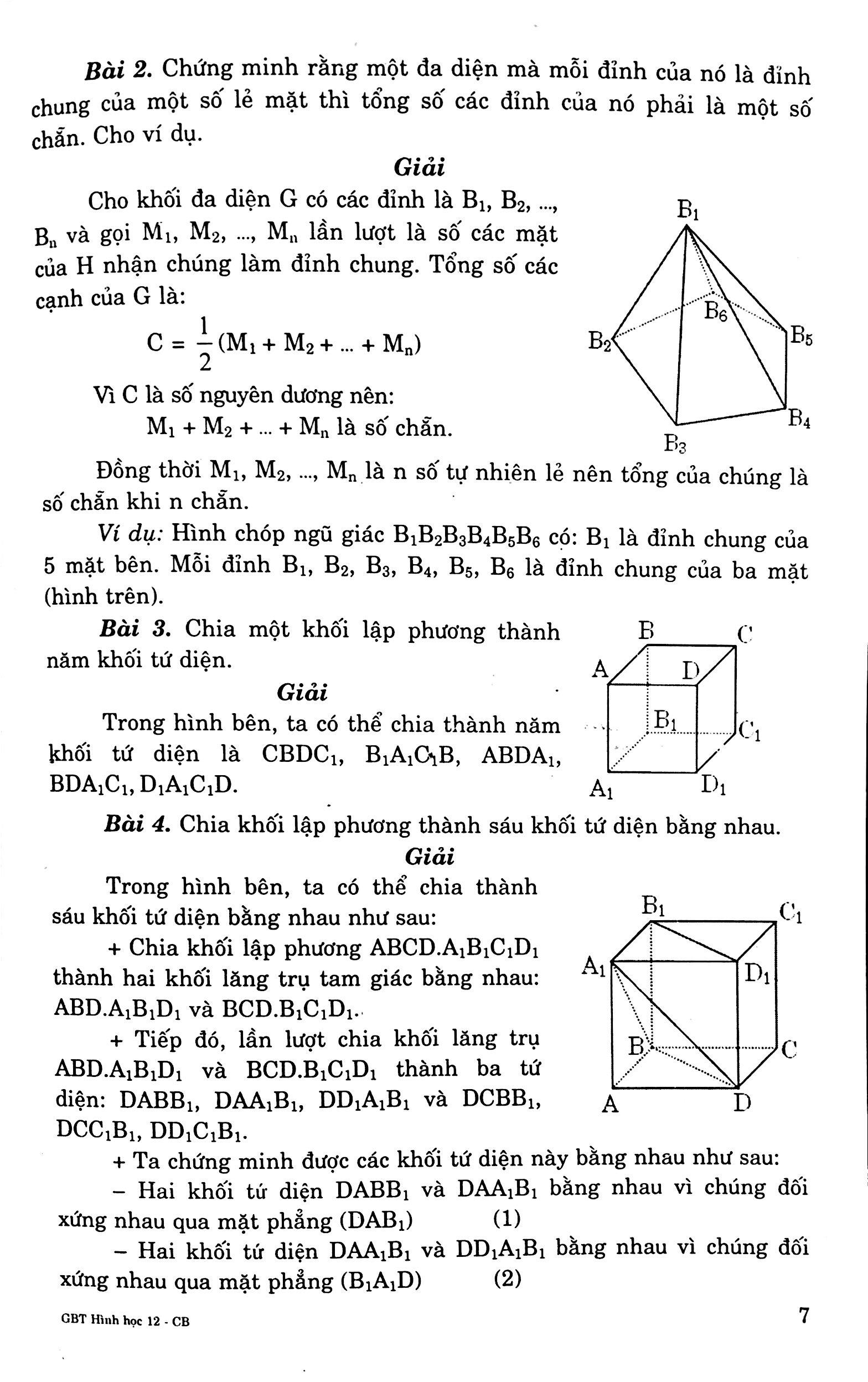 Giải Bài Tập Hình Học Lớp 12 (Cơ Bản)
