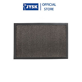 Thảm trải cửa | JYSK Frytle | PP/TPE | xám | R40xD60cm