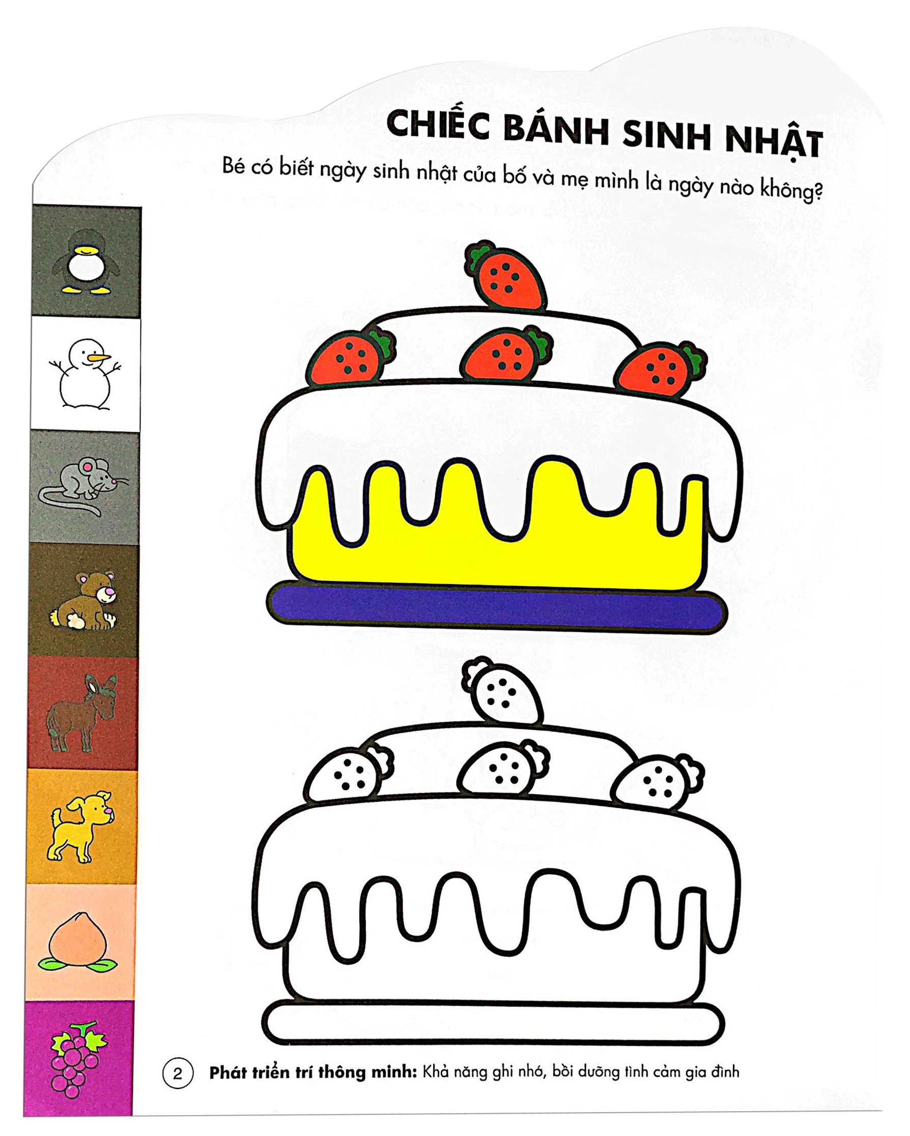 Người Tuyết Đáng Yêu - Bộ Sách Tô Màu Thông Minh Đầu Tiên Của Bé 3- 4 Tuổi