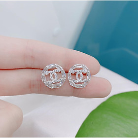 Bông tai bạc thời trang tua hoa cao cấp chất liệu bằng bạc Ý SA0131 - Bạc trang sức PKG
