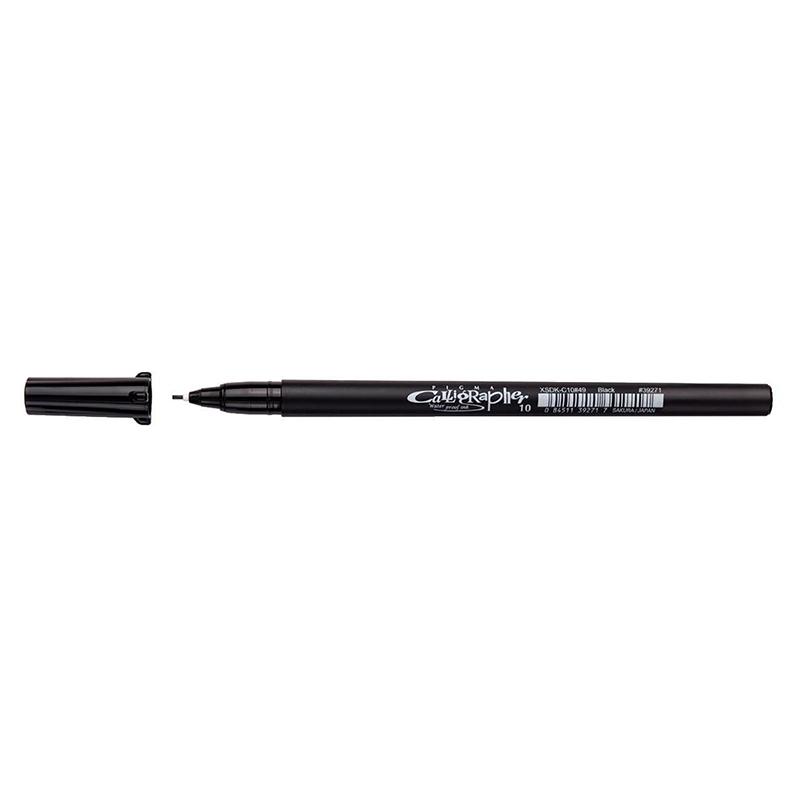 Bút Thư Pháp Sakura Pigma Calligrapher 1.0mm XSDK-C10#49 - Màu Đen