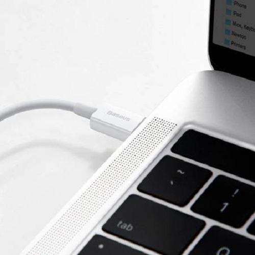 Cáp sạc nhanh PD20W Baseus dây tròn kết nối Type-C sang iPhone dài 100CM - Hàng chính hãng
