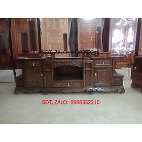 Kệ tivi Gỗ Sồi Nga kiểu Sừng Trâu
