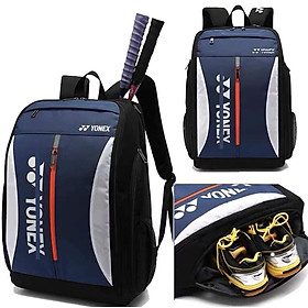 Balo cầu lông mẫu BP005U, túi đựng vợt cầu lông tennis picklebal đa năng chất liệu chất vải dày size lớn 47cm bag badminton