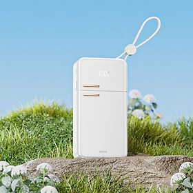 Pin sạc dự phòng Y18 ROCKSPACE sạc nhanh 20000mAh tích hợp dây cáp sạc - Hàng chính hãng bảo hành 12 tháng