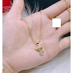 Bộ trang sức mặt hồ ly 4 món si vàng cao cấp