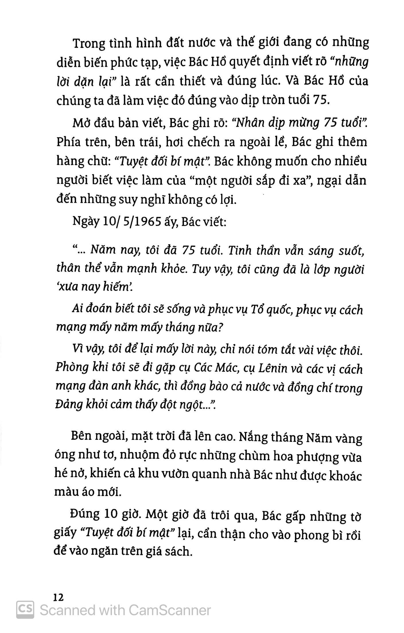 Bác Hồ Viết Di Chúc (Tái Bản)