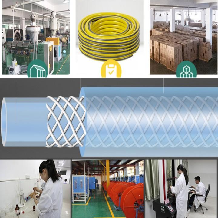 Bộ dây vòi xịt nước rửa xe, tưới cây . tăng áp 3 lần, loại 7m, 10m 206701 đầu đồng, cút đồng, + tặng túi đựng bút