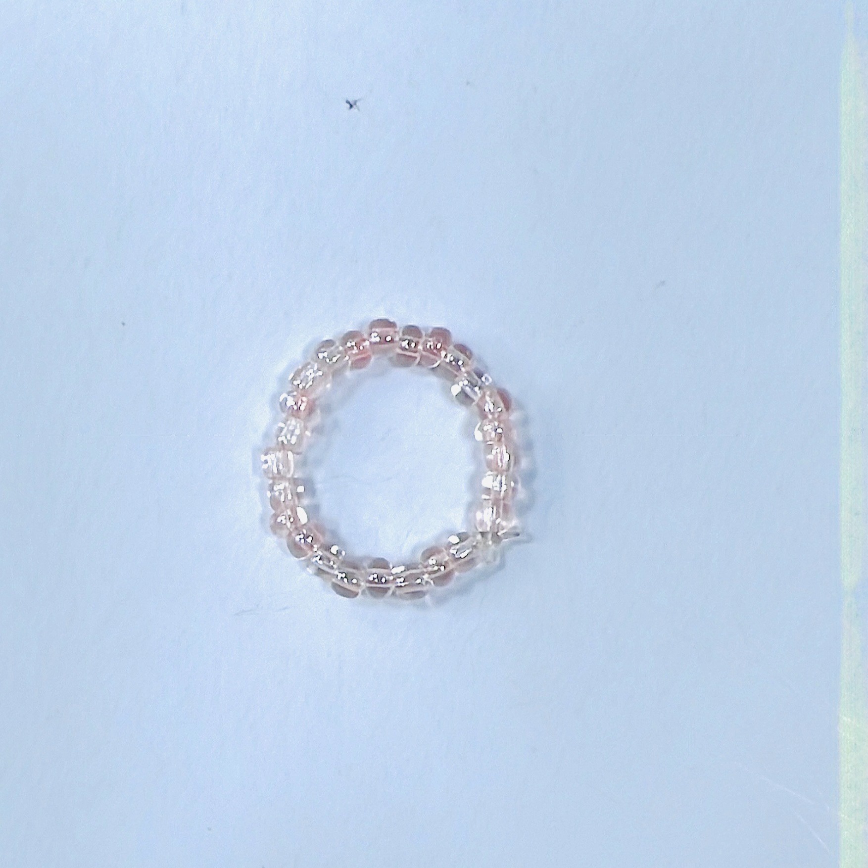 PHỤ KIỆN NỮ HANDMADE MÀU HỒNG MÃ 05 DẠNG TRÒN TRONG SUỐT LẤP LÁNH