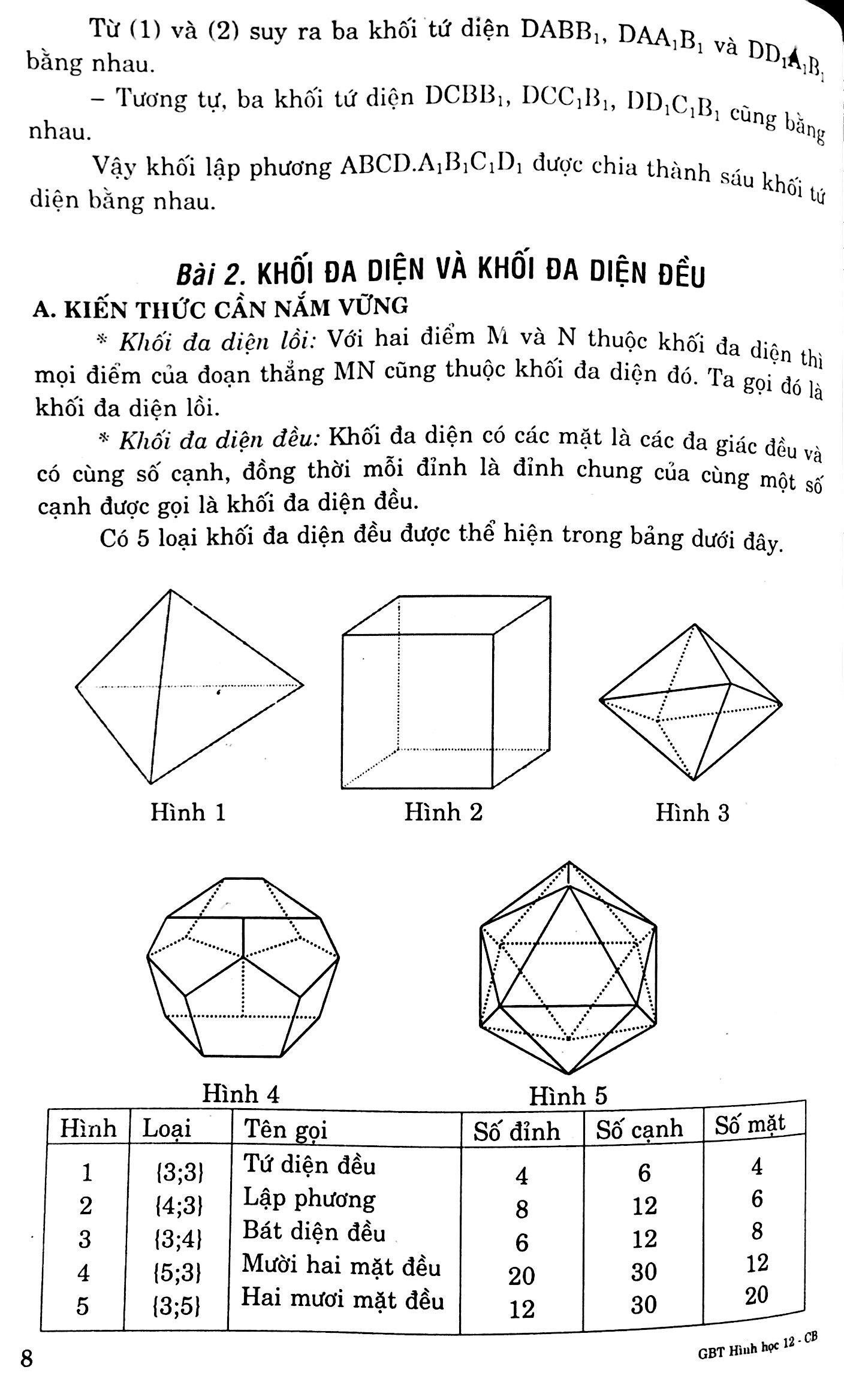 Giải Bài Tập Hình Học Lớp 12 (Cơ Bản)