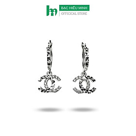 Hoa Tai, Bông Tai Trẻ Em Chữ X Bạc S925 Chính Hãng Bạc Hiểu Minh HT372