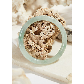 Vòng tay đá cẩm thạch thiên nhiên bản tròn mệnh mộc hỏa - Ngọc Qúy Gemstones