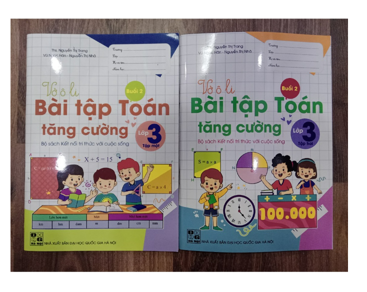 Sách - Vở Ô li Bài Tập Toán Tăng Cường lớp 3 - tập 1 ( Kết Nối )
