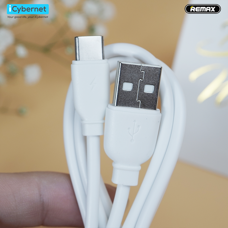 Cáp sạc và truyền dữ liệu 2.4A Remax RC-138a USB to TypeC - Hàng chính hãng