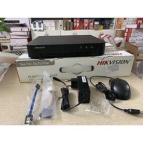 Đầu ghi hình Camera hikvision 4-8-16 kênh chuẩn nén H.265+, Hỗ trợ camera HD TVI , HD CVI , AHD , Analog , tiết kiệm 50% dung lượng. Bảo hành 2 năm 7204hghi , 7208HGHI, 7216hghi - Hàng chính hãng.