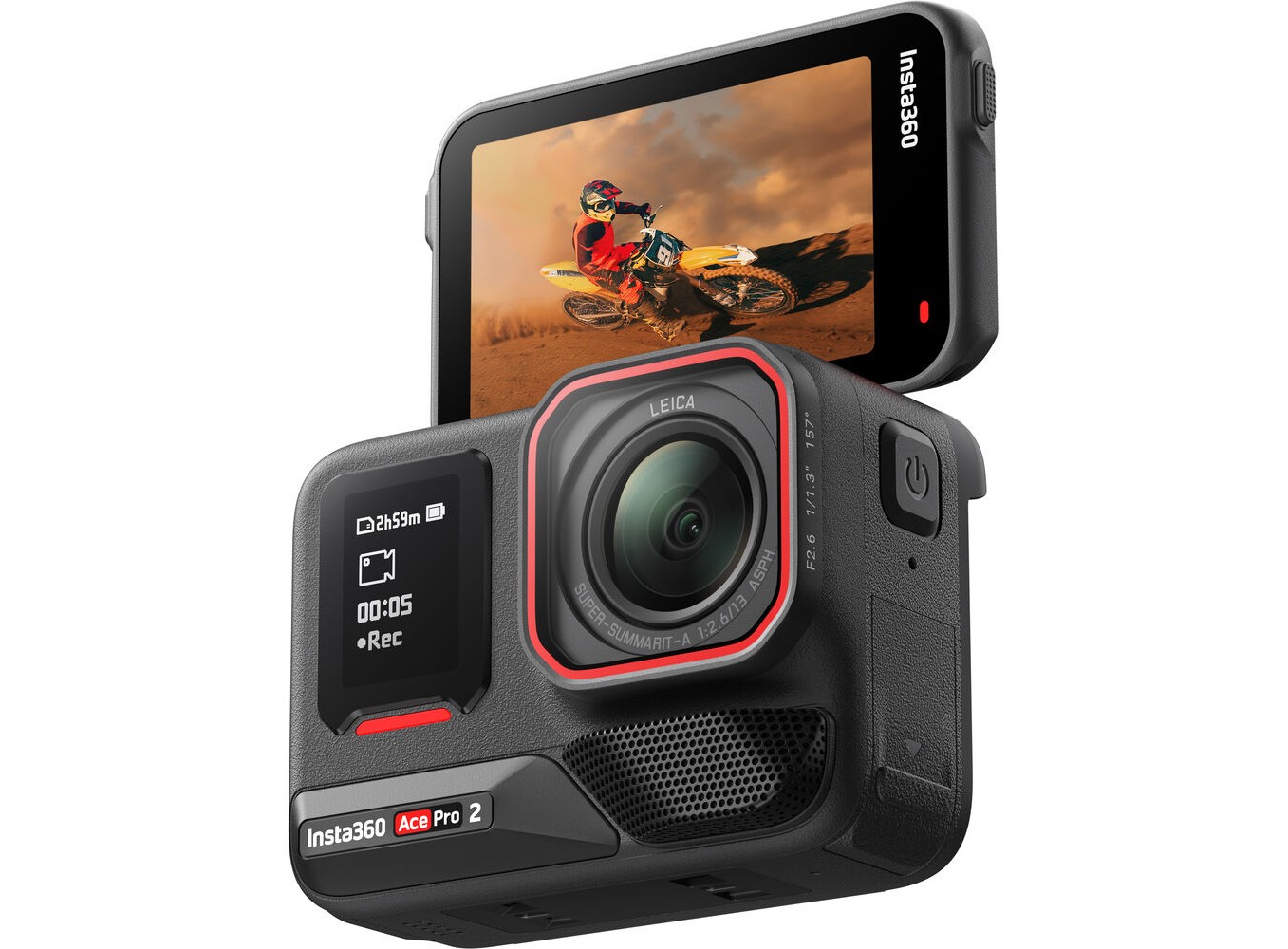 Action camera Insta360 Ace Pro 2 Battery Bundle - Hàng chính hãng