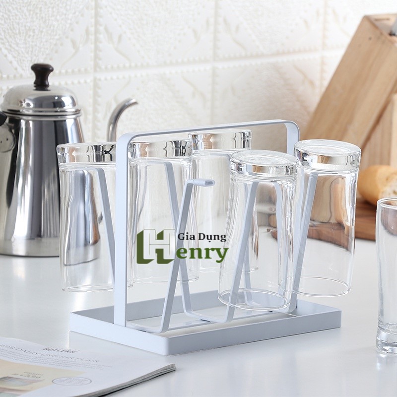 Khay Úp 6 Ly Sơn Tĩnh Điện Chống Rỉ Sét 20X16.5X13cm - Henrysa