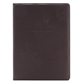 Bìa 10 Lá Menu A4 Da Cao Cấp 212