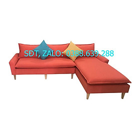 Sofa góc L-concept Bình Long Sofa 2018 SFX15 260 x 150 x 75 cm (Cam)