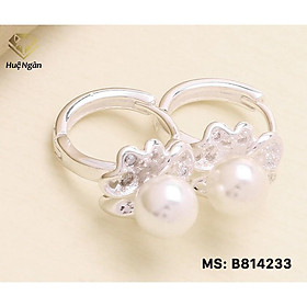 Bông tai bạc Ý 925 Huệ Ngân- Hoa đẹp RYE140814