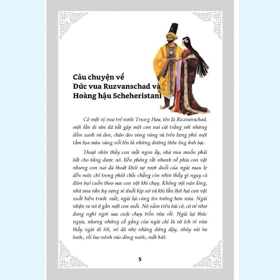 Sách - Truyện Cổ Ba Tư Nghìn Lẻ Một Ngày - Đức Vua Và Hoàng Hậu - VIETNAMBOOK