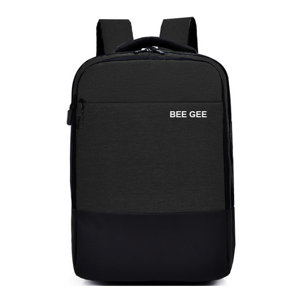 ( XEM VIDEO ) Balo laptop thời trang nam nữ hàn quốc BEE GEE 116 phối miếng da bên dưới đáy chống thấm nước siêu dày nhiều ngăn