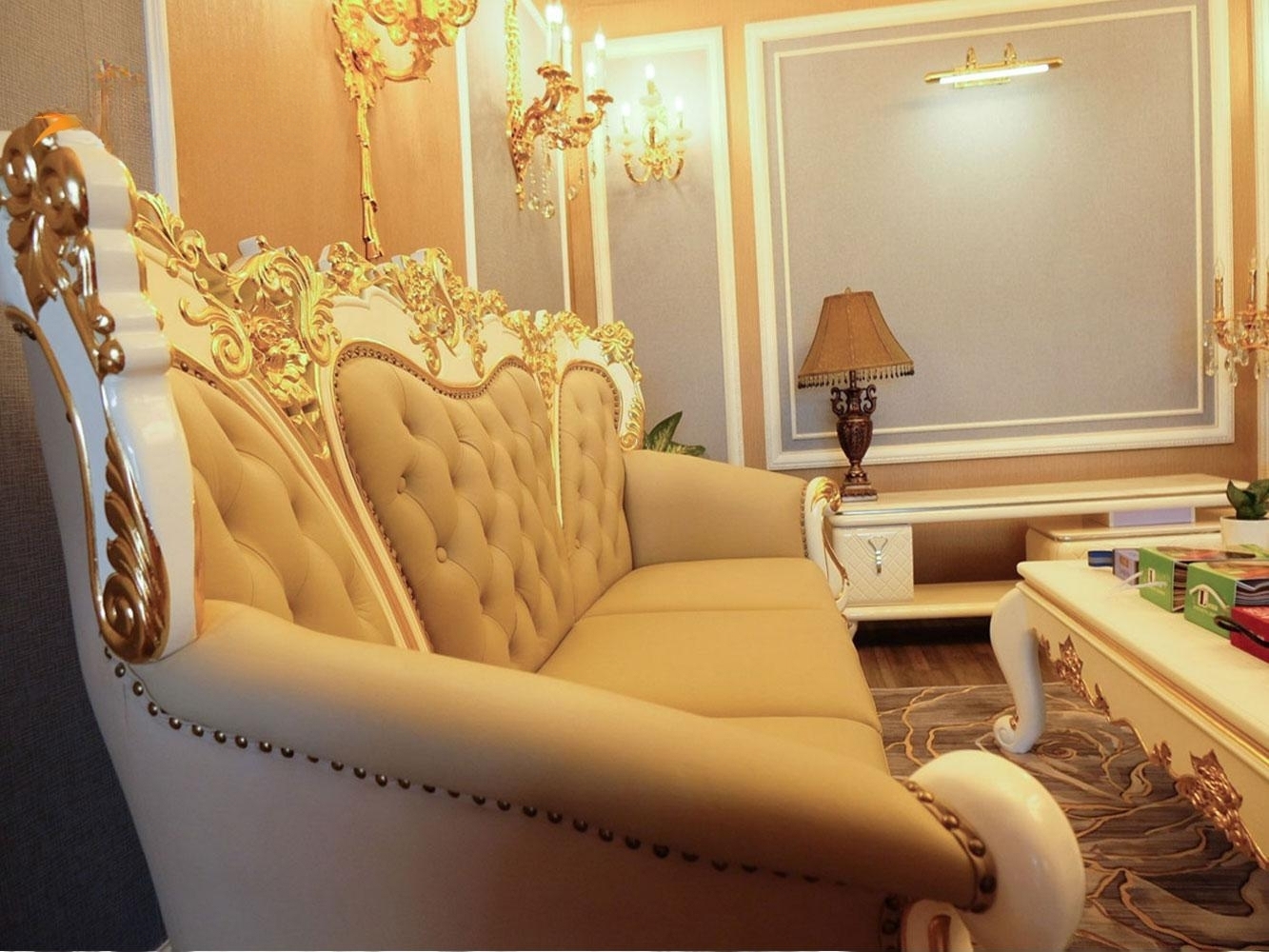 Combo ghế sofa băng da bò Italy Juno sofa màu xám SFBCT19 2m4/1m2 hàng cao cấp chuẩn da bò nhập khẩu Ý