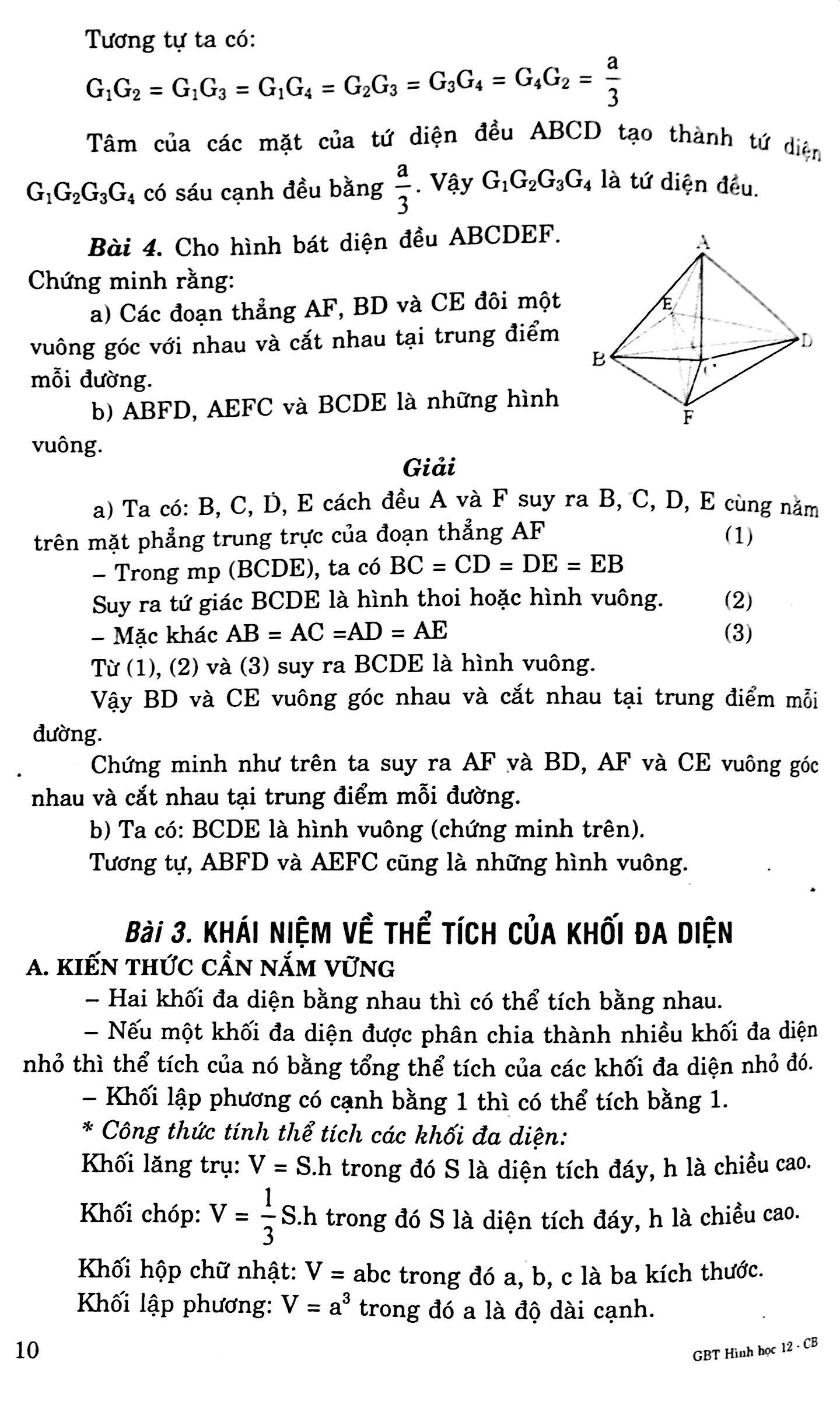 Giải Bài Tập Hình Học Lớp 12 (Cơ Bản)