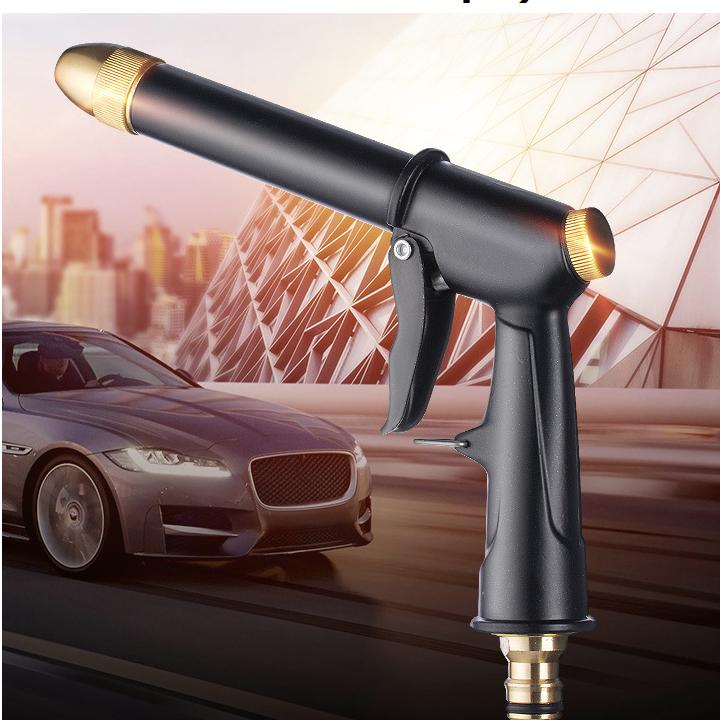 Vòi nước vòi phun nước rửa xe tưới cây tăng áp thông minh + bộ dây bơm nước cao cấp TLG loại 7.5m (dãn nở 22m) 206733-1