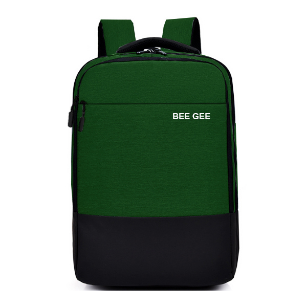 ( XEM VIDEO ) Balo laptop thời trang nam nữ hàn quốc BEE GEE 116 phối miếng da bên dưới đáy chống thấm nước siêu dày nhiều ngăn