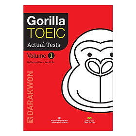 Sách - Gorilla Toeic Actual Tests - Volume 1 - Nhân Trí Việt