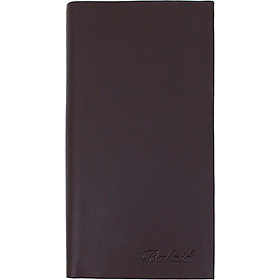 Ví cầm tay unisex da bò Pháp BALZIO UWCOW H01-BR