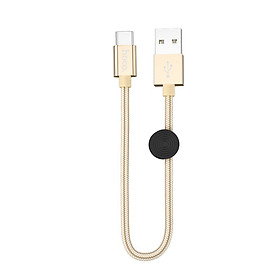 Cáp Sạc Điện Thoại Hoco X35 Type - C - 25cm + Tặng Kèm 3 Dây Bọc Cáp Sạc - Hàng Chính Hãng